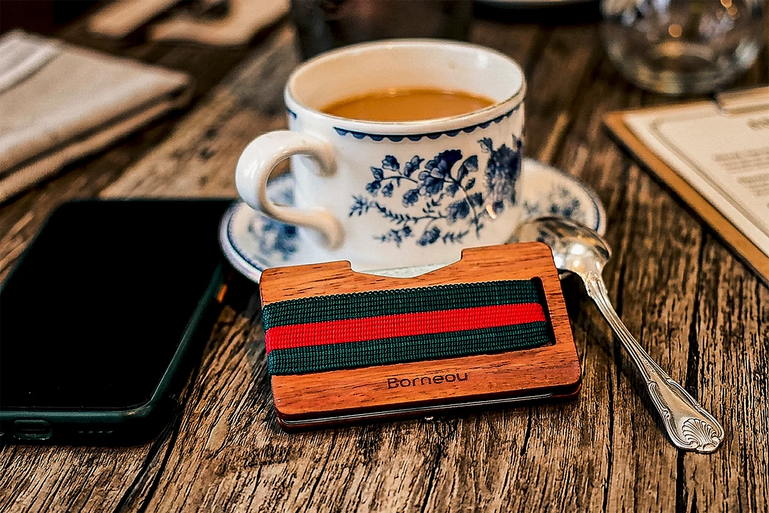 RFID Wooden Card Holder